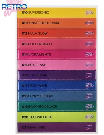 Naklejki Kolorowe Kolekcja Retrowave
